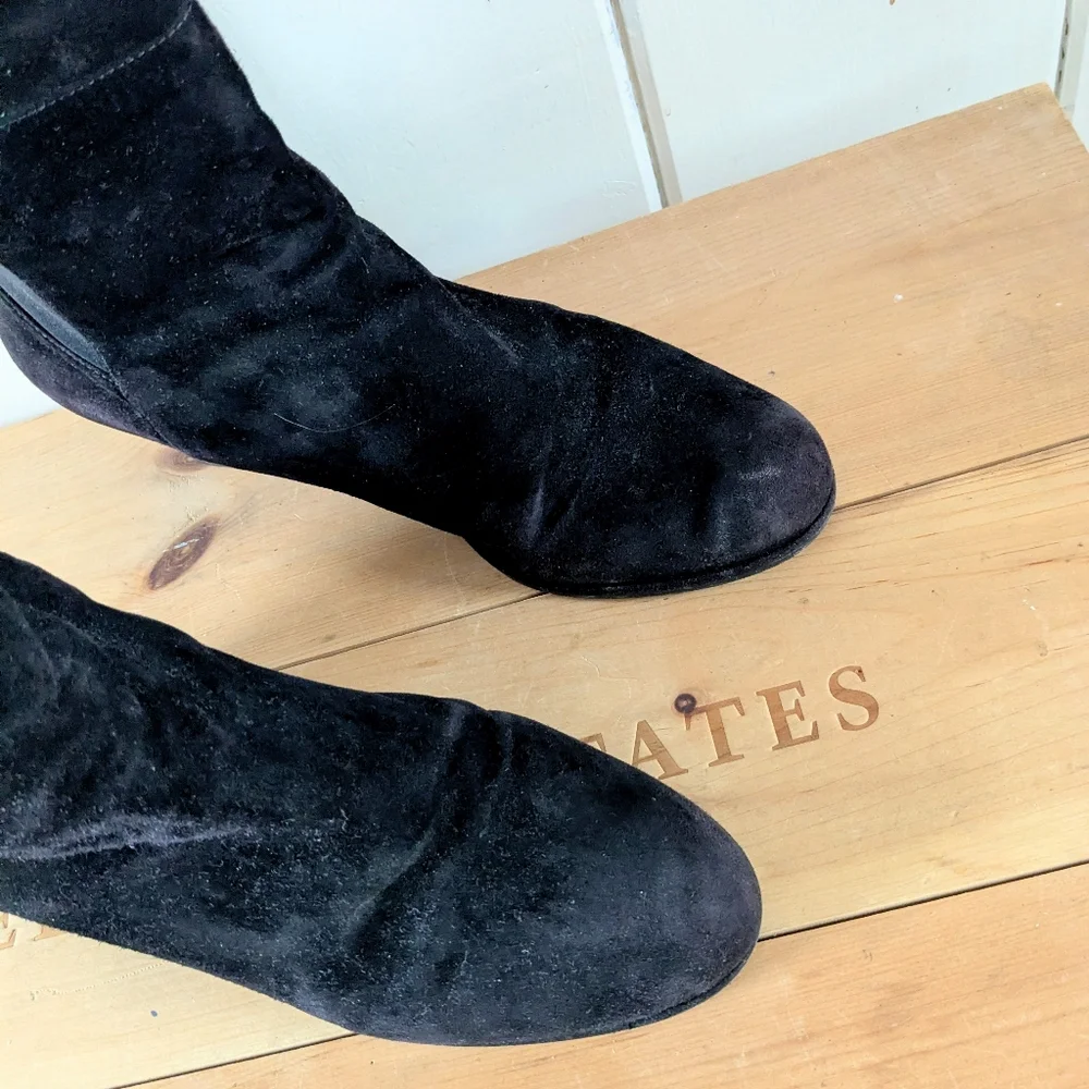 Stuart Weitzman Demiswoon Over The the-Knee Wedge Boots sz 9 - Picture 5 of 14